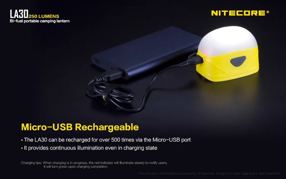 NITECORE LA30 250 люмен 2* AA литий-ионная аккумуляторная батарея, двухтопливный портативный фонарь для кемпинга, для использования на природе/в кемпинге, в режиме CRI