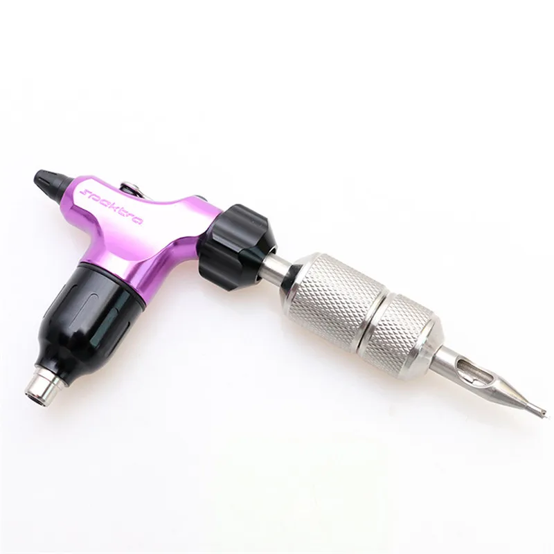 Зеленый halo2 RCA Rotray Швейцарский Двигатель татуировки пистолет+ авто-замок Grip татуировки Tube для иглы татуировки питания hcm02-gn - Цвет: Фиолетовый