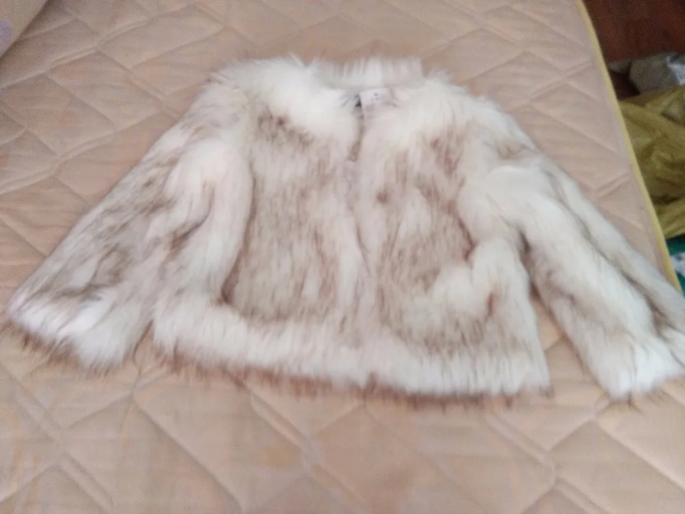 Новинка пальто из искусственного меха Женские Короткие повседневные меховые