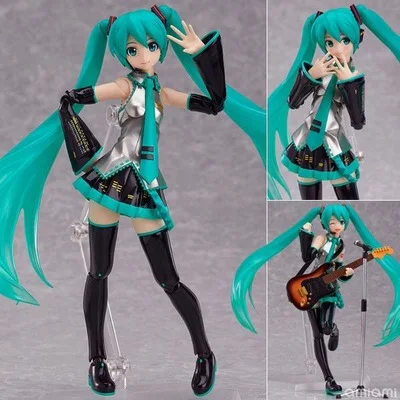 New arrived Hatsune Miku Figma 200 PVC Action Figure Collectible Model Toy 14cm Best Gift | Игрушки и хобби