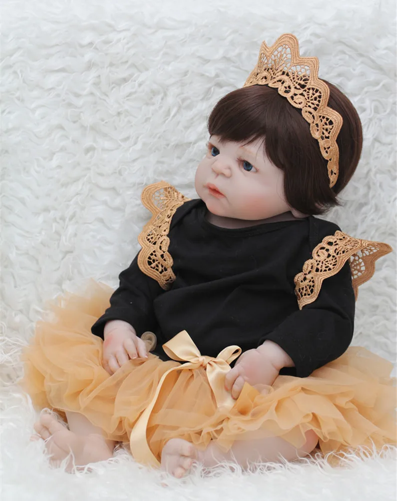 NPK 22 ''Reborn Baby Doll Одежда с 13 модным стильным горячим силиконовым Reborn 55 см Bebe кукла аксессуары для детей для DIY куклы