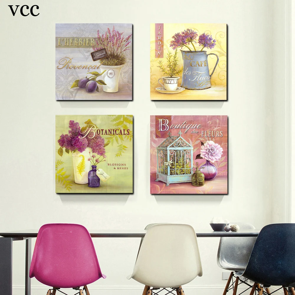 Wall Art холст картины цветы в вазе печать рисунка настенные для Гостиная Настенный