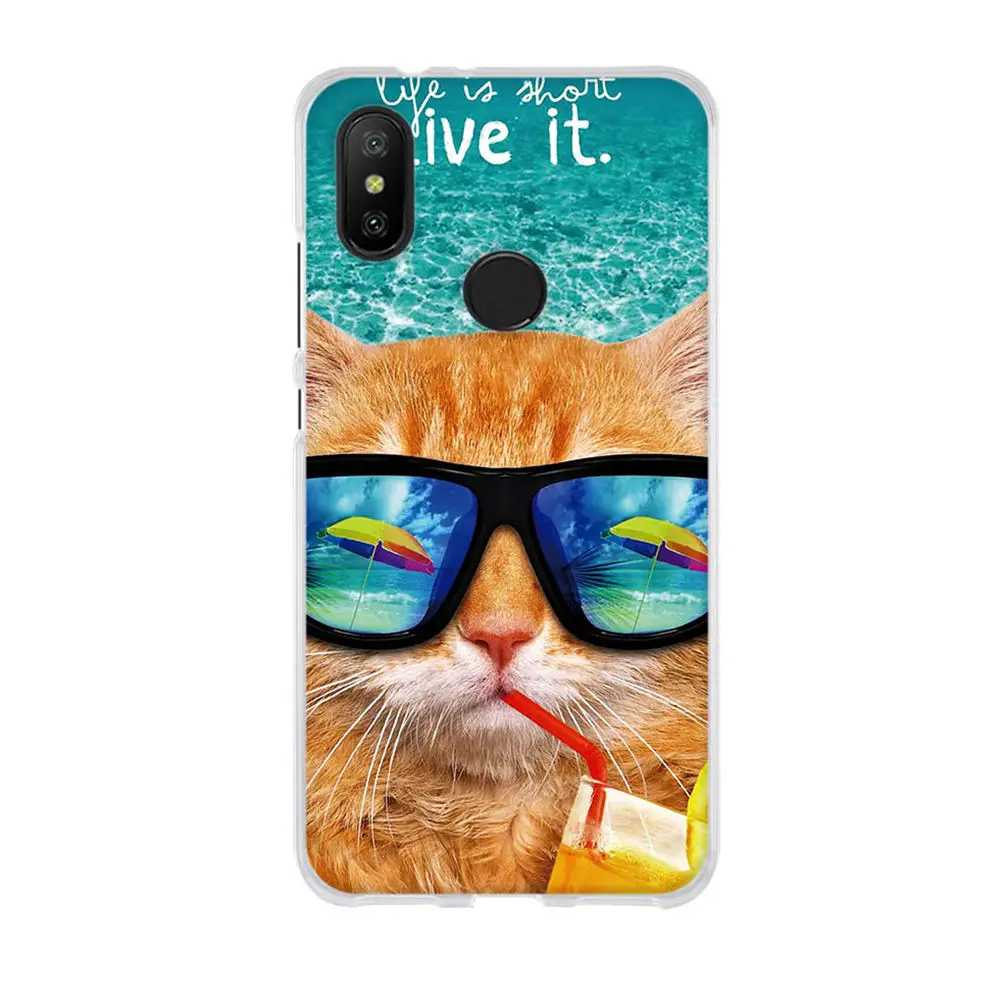 5 Для Xiaomi Mi A1 A2 Lite чехол силиконовый чехол-накладка для Xiaomi Mi A2 Lite чехол 3D милый чехол с котом для Xiaomi Mi A1 A2 телефон чехол s - Цвет: 5