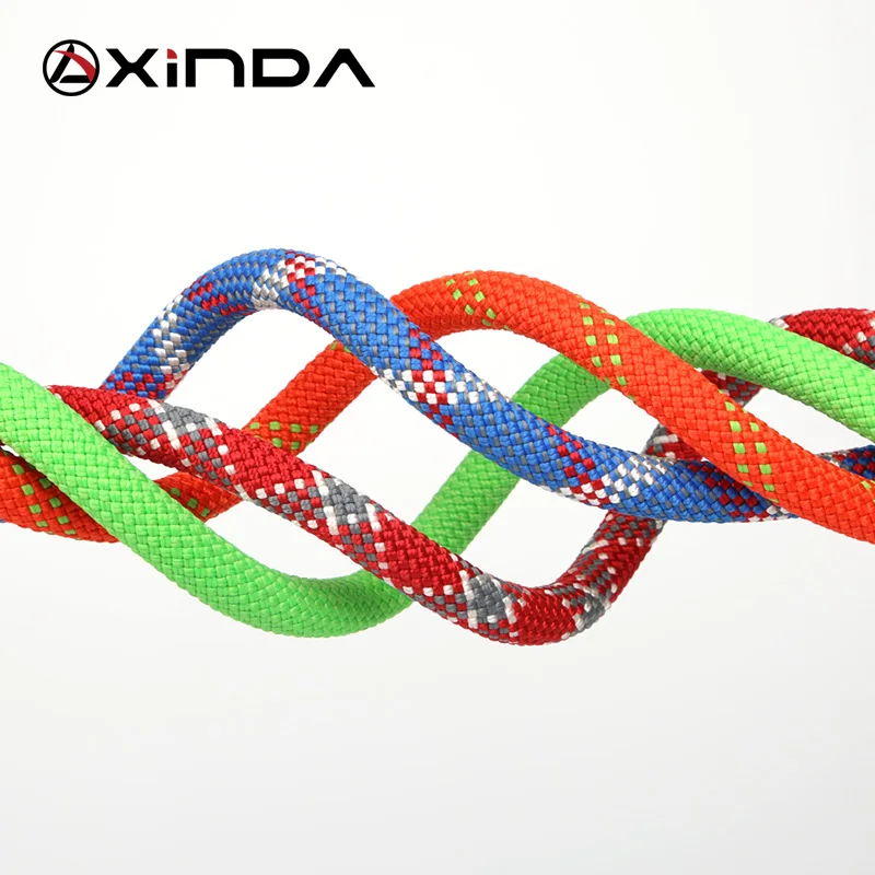 Скалолазающая веревка XINDA для кемпинга статическая 9 мм диаметр 21 кН