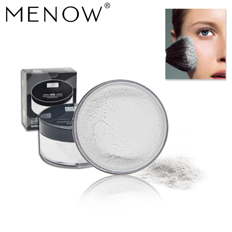 Menow бренд Make Up Set Прозрачный управления масло дышащий порошок 24 ЧАСА прочного и 4