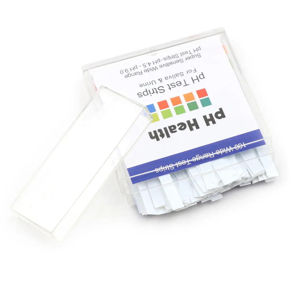 

100 полосок Точная бумага для тестирования PH-кислоты человека 4,5-9,0 двухцветная бумага для тестирования слюны мочи