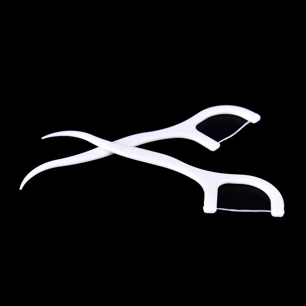 50 шт./упак. зубочистки зубов коллекция белая пластиковая зубная нить межзубная