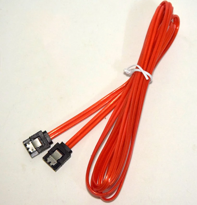 

HDD SSD Hard Disk Drive 7pin SATA 3.0 Serial ATA Extension DATA Long Cable Copper Wire 2 meter