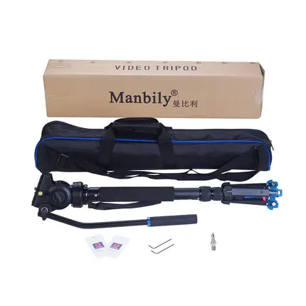Монопод Manbily VM-336 Professional 172 см монопод алюминиевый с жидкостной головкой и тремя