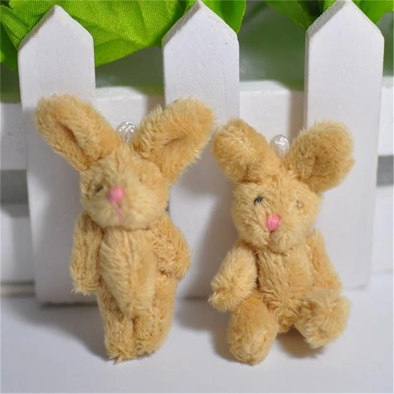 50pcs/lot cute Mini Rabbit Plush Toys kids soft toys children Stuffed plush Animal Toy premium cheap &amplovely option - купить по