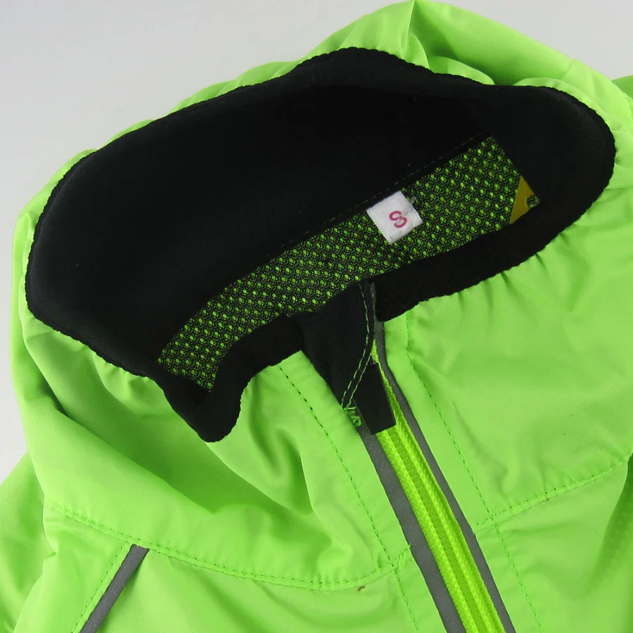 Новинка 2017 Мужская велосипедная куртка из полиэстера светоотражающая