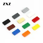 600 шт., плоские плитки MOC 1x2 с пазами, маленькие строительные детали, сборные гладкие технические Обучающие игрушки, плитки россыпью 3069