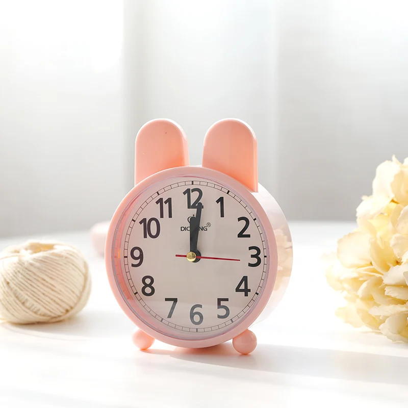 Cute Children's Alarm Clock Simple Multicolor Creative Bedroom Classroom Office Decoration | Дом и сад
