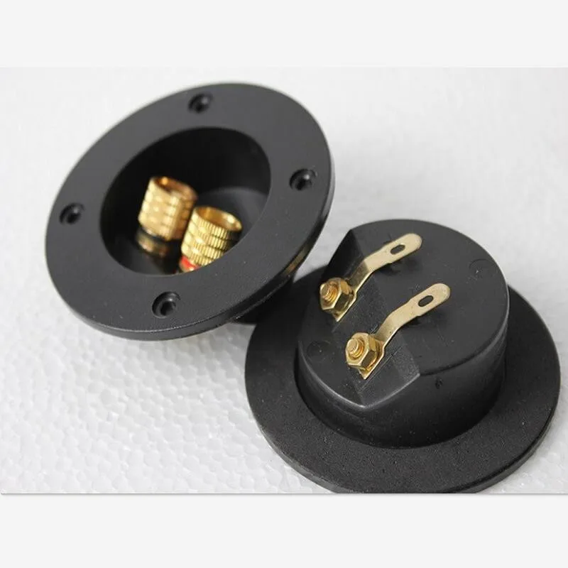 2 шт./лот круглые колонки клеммы двойная переплетная колонка входная пластина для