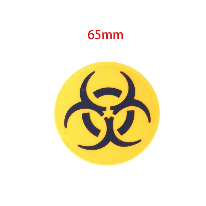 65mm ПВХ наклейка s повязка тактика большая Лига кикер Размер глаза лапа Резиновый значок открытый боевой дух синий армейский красный Военная Наклейка на мешок - Цвет: 65mm