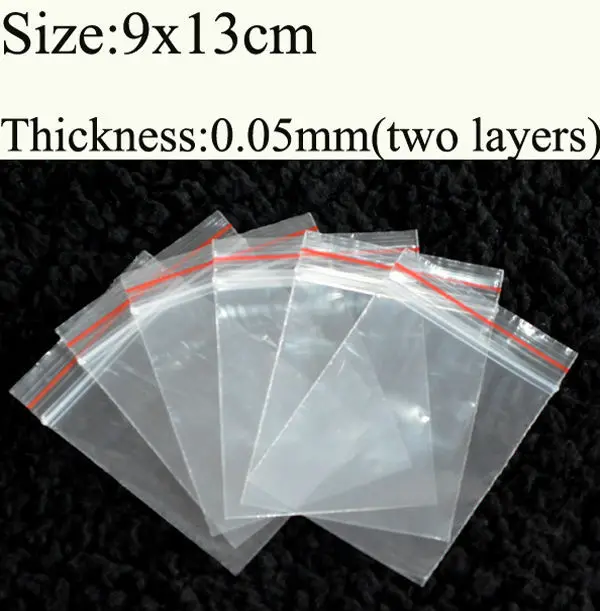 

9*13 см (3,5 ''x 5,1'') Ziplock молния Замок Reclosable Пластиковые Полиэтиленовые прозрачные сумки ювелирные изделия opp мешок 1000 шт./лот