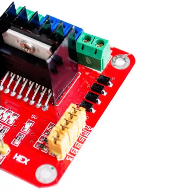 Плата модуля драйвера двигателя L298N для arduino двухмостовое управление шаговым