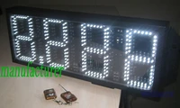 outdoor white color 8 889 gas price sign 8inch 4digits white led gas price sign free shipping outdoor usage