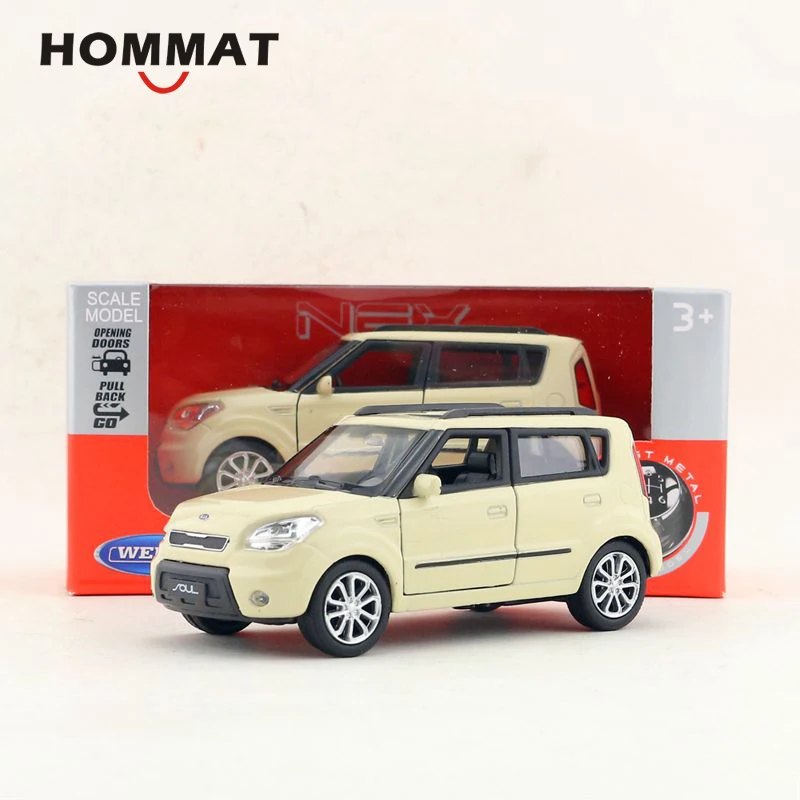 HOMMAT моделирование Welly 1:36 Масштаб KIA Soul сплав модель автомобиля Diecasts& игрушечные транспортные средства модели автомобилей подарок автомобили игрушки для детей