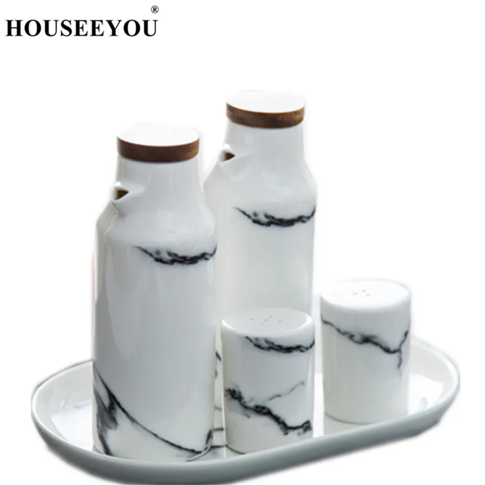 Дозатор для мраморного масла уксуса и соуса HOUSEEYOU 5 шт./лот соевая бутылка банка