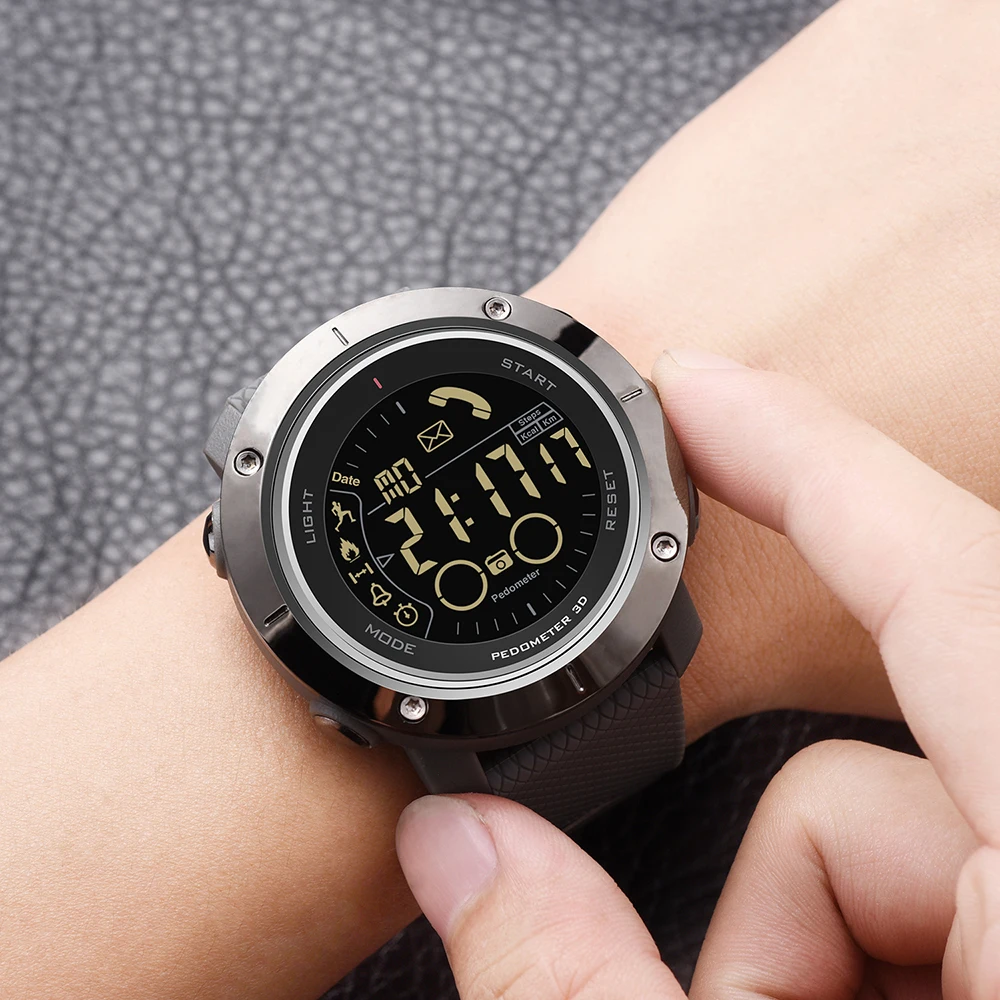 SYNOKE Smart Watch Men Pedometer Sport Mens Digital Watches Clock SMS Call Reminder SmartWatch Waterproof Android IOS | Наручные часы