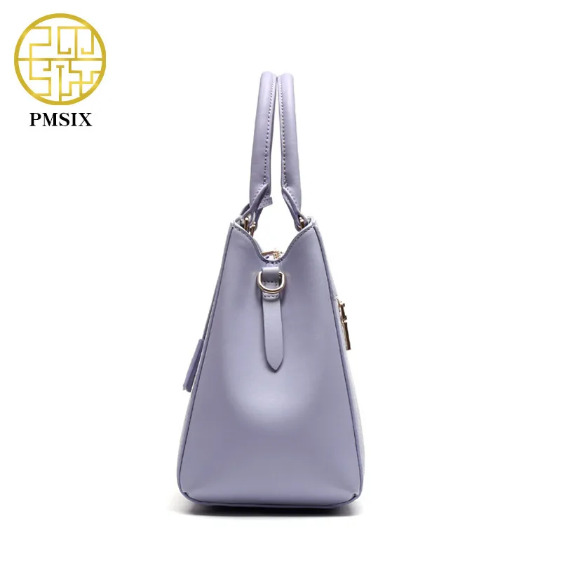 Женская сумка из коровьей кожи Pmsix с цветочным принтом новый дизайн дамские