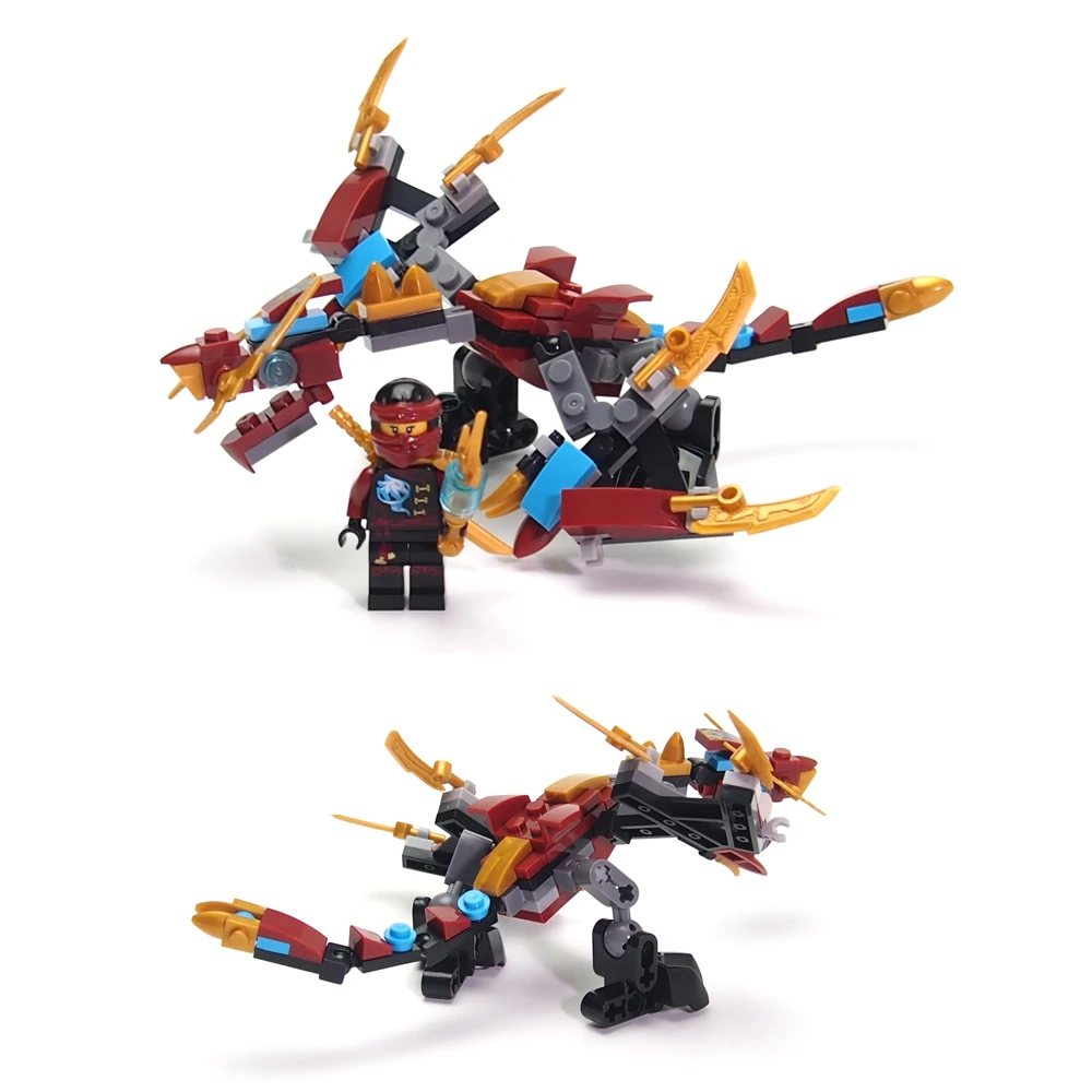 Ninjagoes Dragon Minifigures Building Block KAI JAY COLE ZANE Lloyd WU NYA GARMADON Ninja Minifigure Toys Compatible with Lepin | Игрушки и