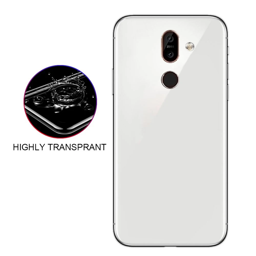 Простой пыленепроницаемый Прозрачный чехол для мобильных телефонов Nokia 7 1 PLUS |