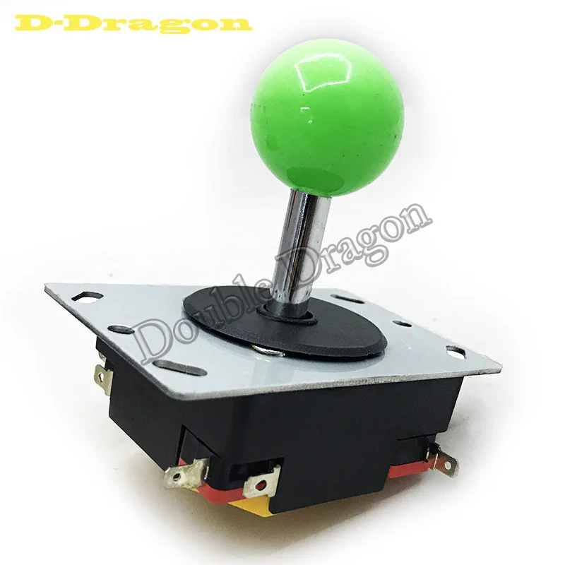 

2pcs Arcade joystick DIY long/short shaft Joystick Red Ball 4/8 Way Joystick Fighting Stick Parts for Game Arcade red/green ball