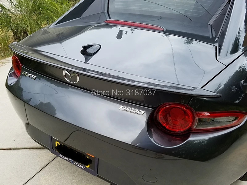 Автомобиль-Стайлинг для Mazda MX5 ND Miata Garage карбоновое волокно задний спойлер на