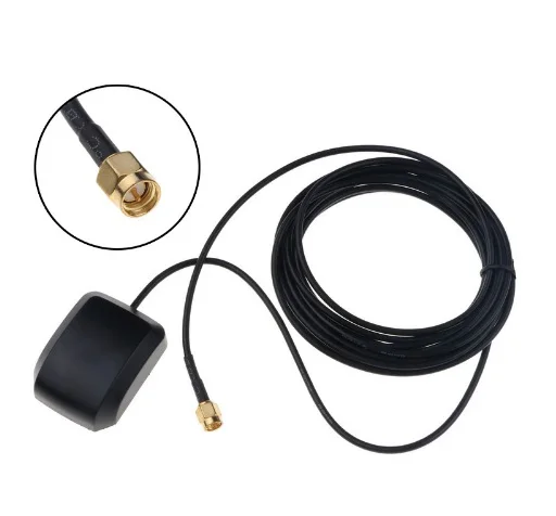 Усиленный сигнал GPS приемник Антенна SMA Conector 3 метра 1575 42 MHz Мотоцикл Авто