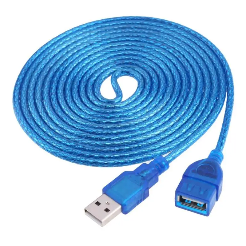 

1.5/3m USB Extension Cable USB 2.0 Active Repeater A Male to A Female AF-AM Cable Cord Wire Extender Data Transfer For Laptop PC