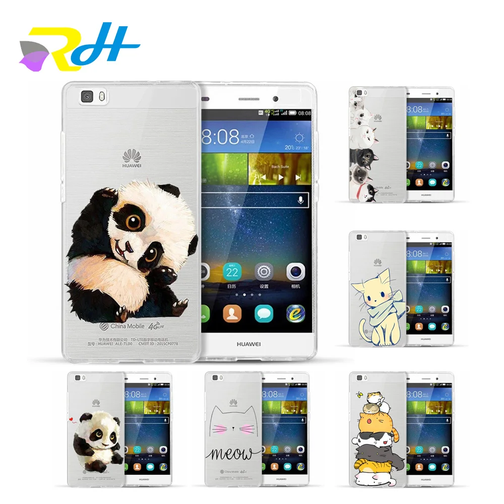 Чехол для Huawei honor 6A 6X 9 с изображением панды кошки чехол телефона Y5 II Coque Etui 2018 2017 Y6II