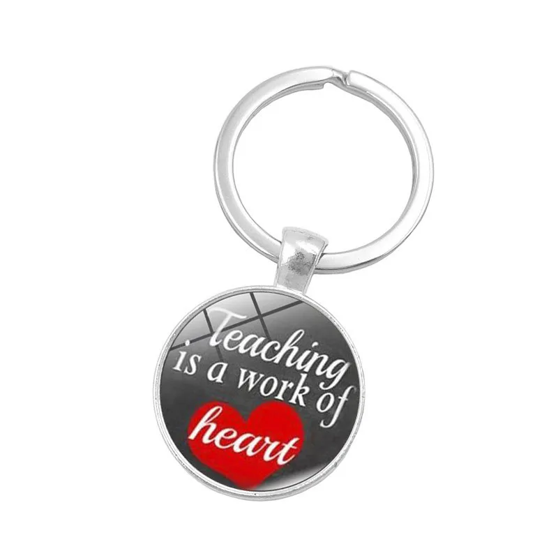 Подарок на День учителя Apple Heart украшения для учителей брелок обучения помощник в