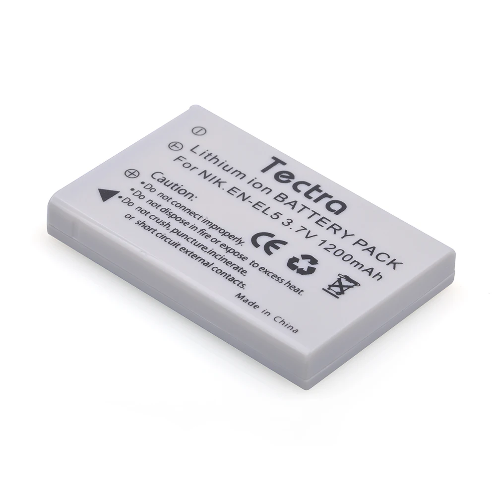 Батарея Tectra EN EL5 ENEL5 для камеры Nikon Coolpix 3700 4200 5200 5900 7900 P3 P4 P80 P90 P100 P500 P510 P530 P5000 P6000|battery