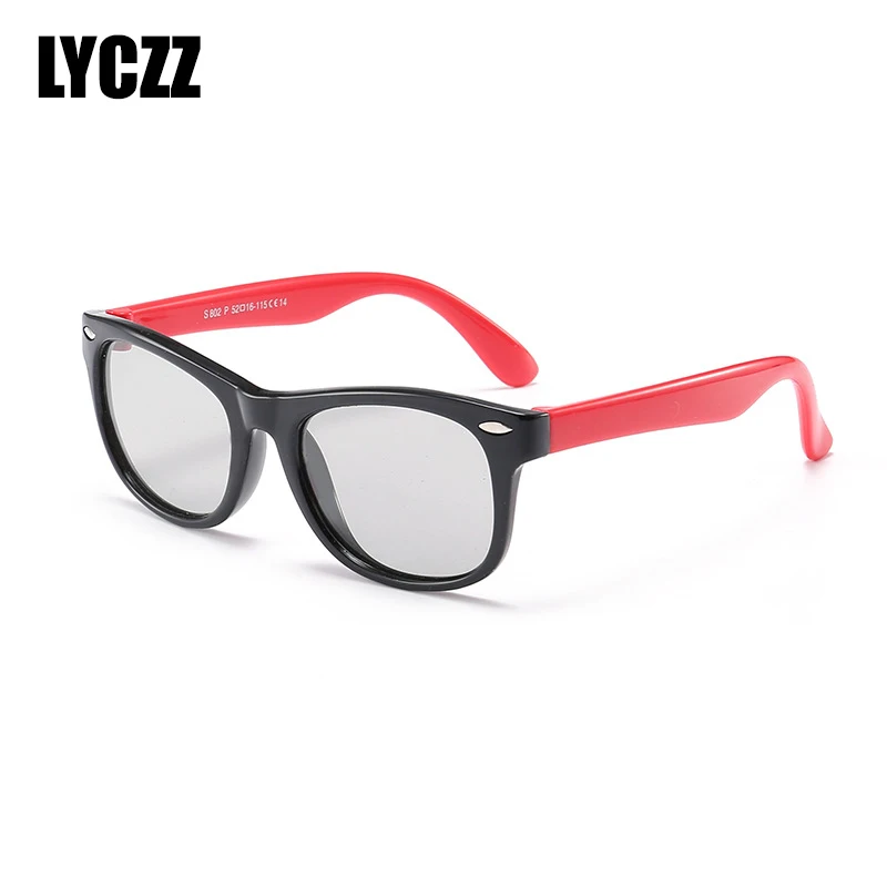 LYCZZ фотохромизм поляризованные Зеркало детские солнцезащитные очки для