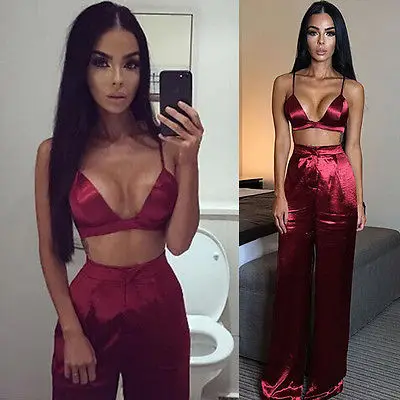 Женские свободные брюки стрейч с высокой талией длинные широкими штанинами и