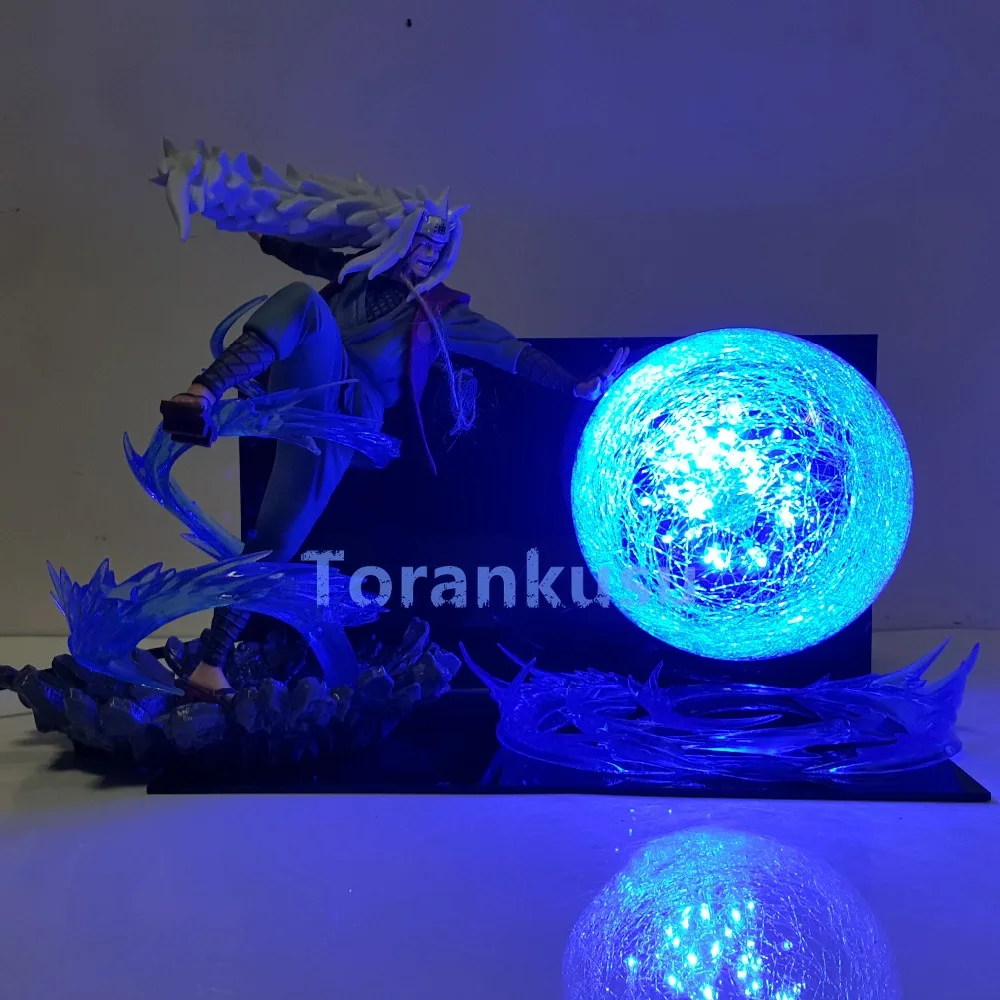 Героя аниме Наруто Джирайя Rasengan светодиодный светильник Рисунок Аниме Драконий