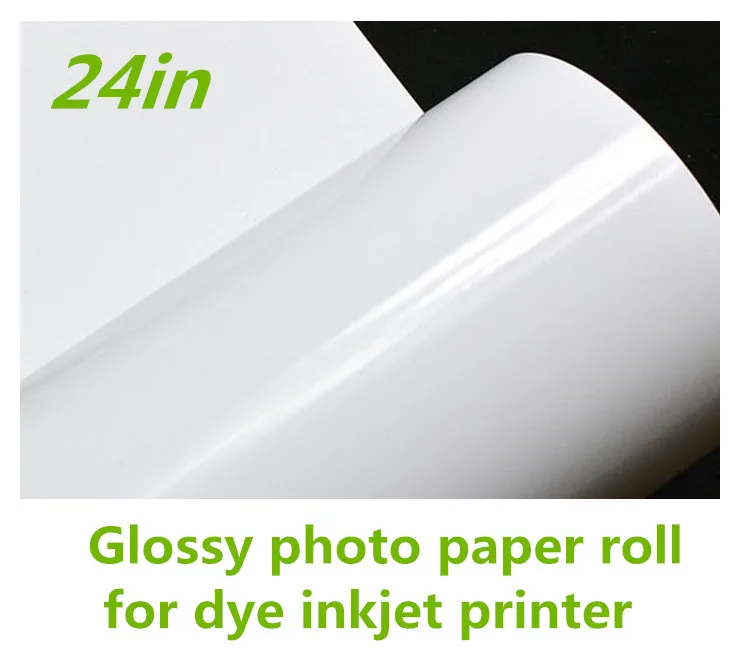 

24in photo paper, photo paper roll, glossy photo paper for inkjet printer 115/135/180/200/230/260/300gsm
