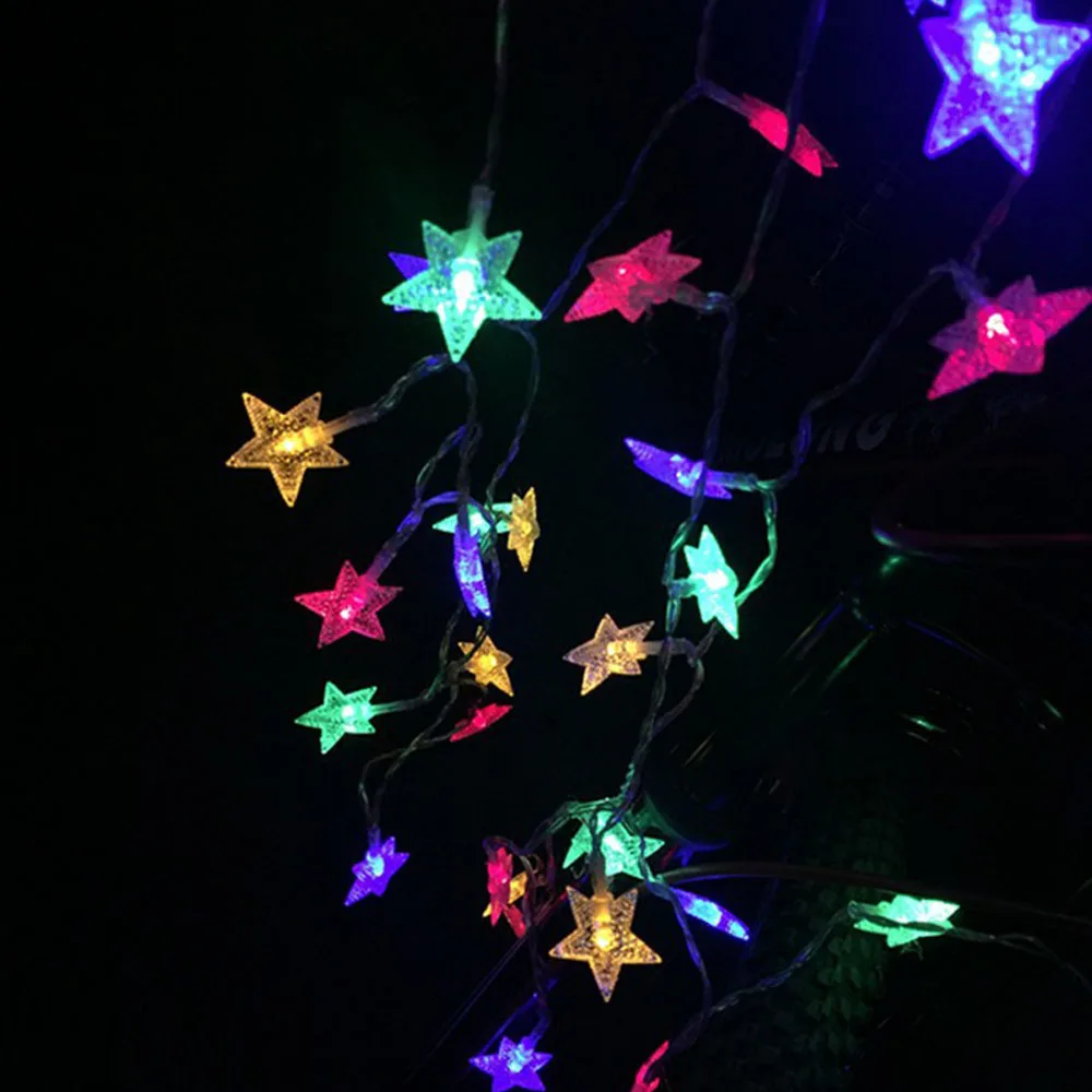 10m 80 LEDs Fairy String Curtain Light Outdoor Home Room Christmas Wedding Garden Party Decoration Holiday Lamp USB Power Supply | Лампы и