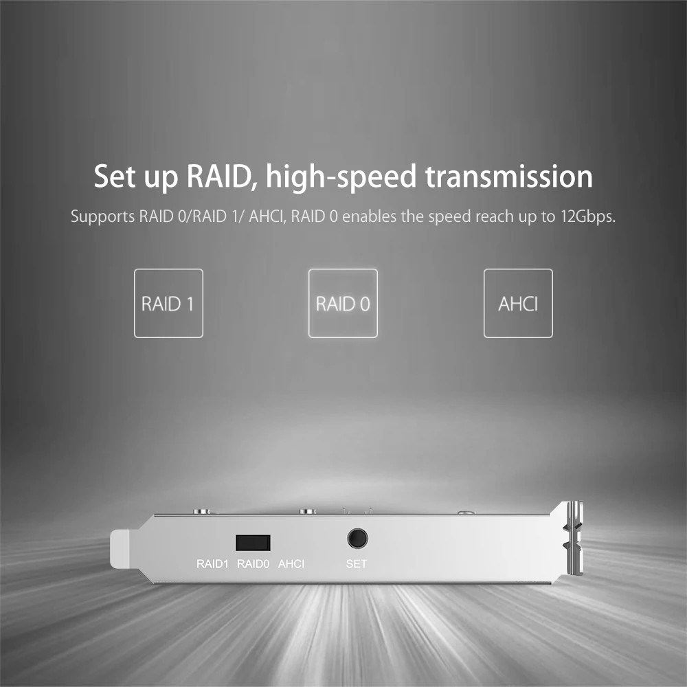 Карта расширения ORICO для жесткого диска PCI E M.2 SSD из нержавеющей стали|raid controller|card