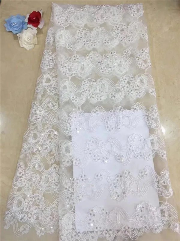 Расшитые блестками африканские кружевные ткани нигерийские вечерние платья