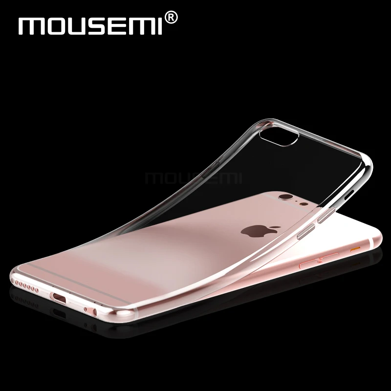 Прозрачные чехлы для iphone 6 силиконовый чехол 6S роскошный мягкий из ТПУ 6s plus Чехлы |