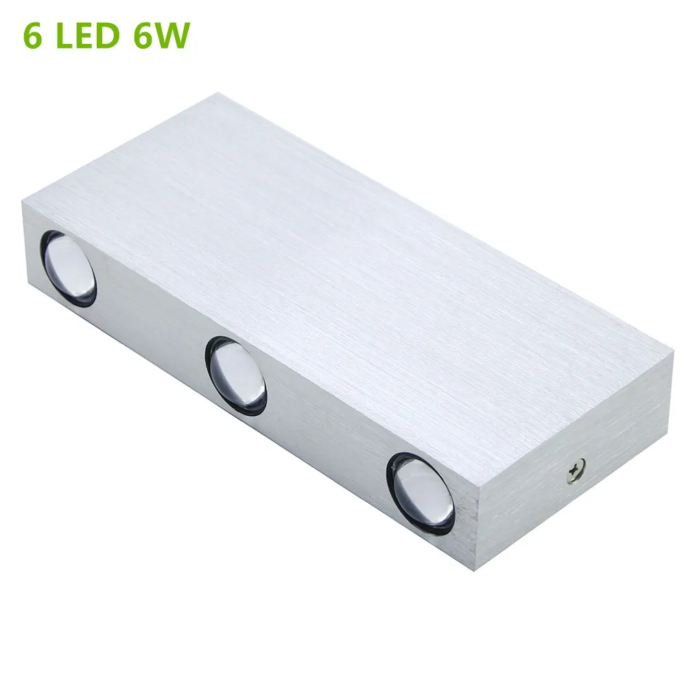 Светильник Настенный алюминиевый 6 Вт светодиодов 110 В 220 В|indoor wall light|up down lightwall light