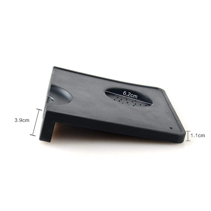 1* Coffee Tamper Pad Thicken Anti-slip Silicone Corner Powder Tamping Mat 15.8*15.8*3.9cm Compact Size | Дом и сад