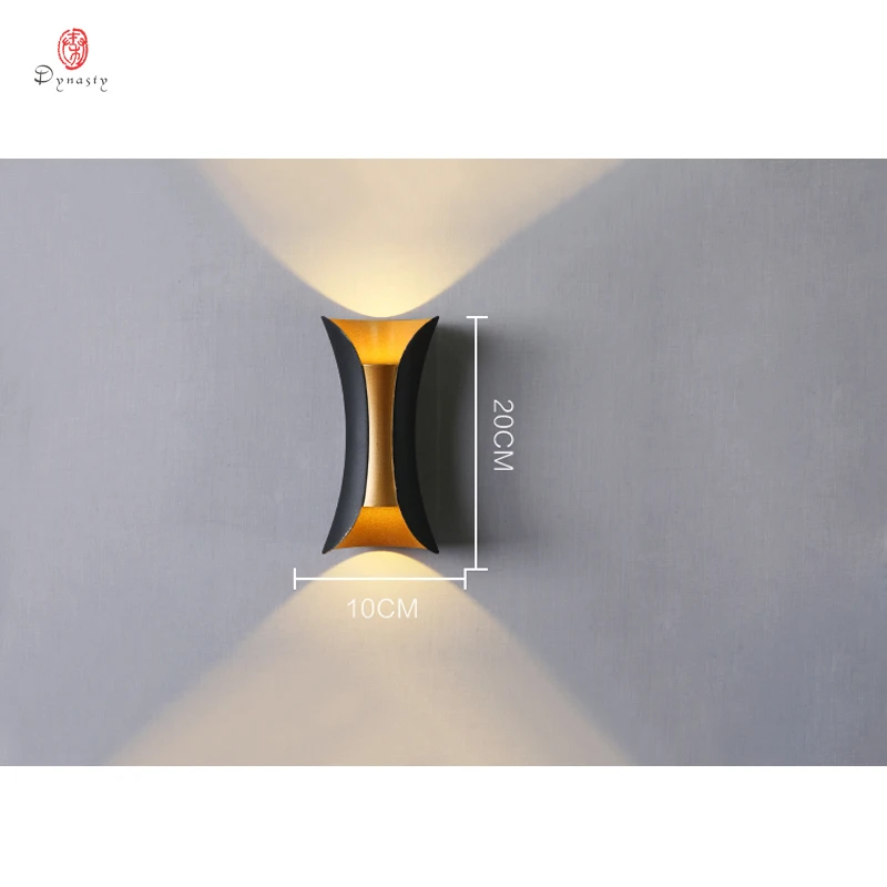 Новый модный настенный светильник дизайнерские алюминиевые настенные
