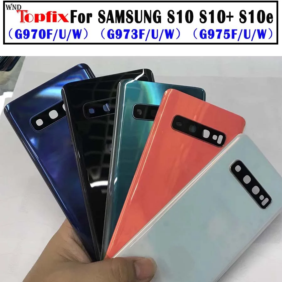 Оригинальная задняя крышка батарейного отсека для Samsung Galaxy S10 Plus Крышка S10E заднее