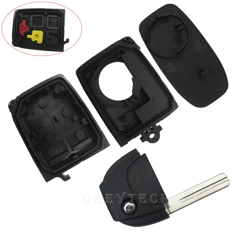 5 Замена кнопки Автоматические Складные модифицированный дистанционный