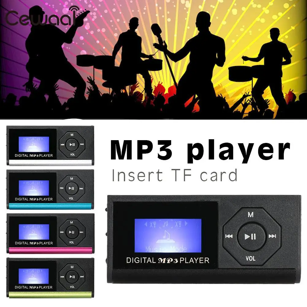 ABS Музыкальный медиаплеер USB MP3 Кемпинг Открытый Бег Мини Портативный|MP3-плееры| |