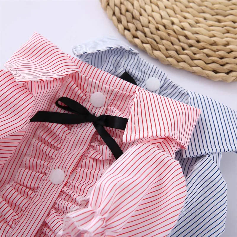 Одежда для собак платье изысканные Стильные платья с юбкой-годе одежда милого